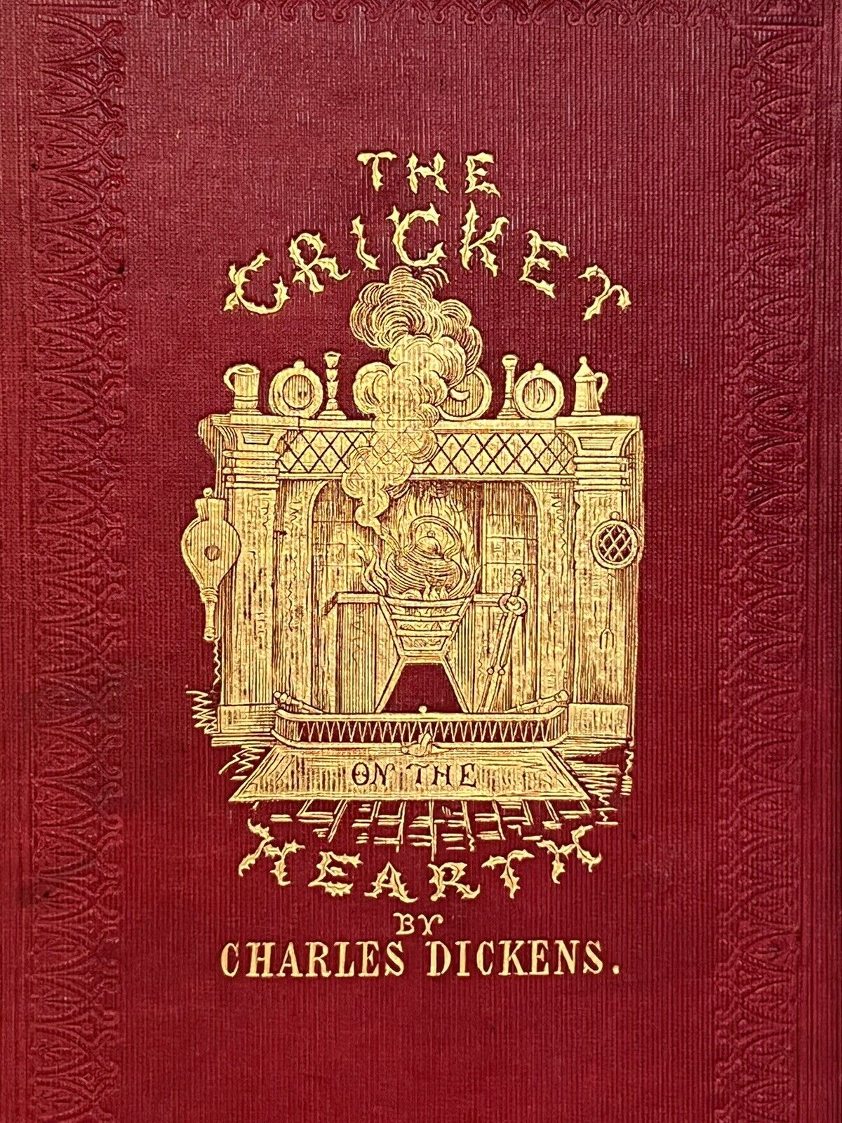 The Cricket on the Hearth by Charles Dickens 1846 First Edition Original Cloth