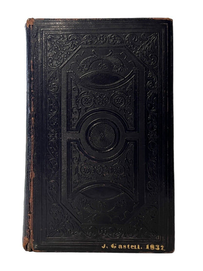 Fine Cathedral Binding: German Hymnal 1797-1801 Blindstamped Sombre Binding