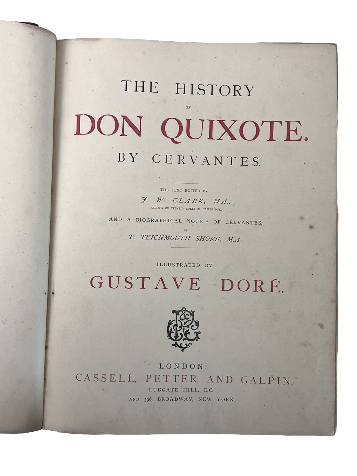 Don Quixote by Cervantes c.1890