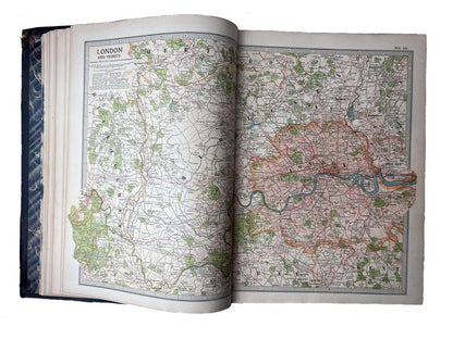 A Beautiful Atlas ILLUSTRATED WITH 124 COLOUR MAPS 1903