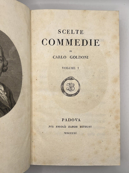 Selected Comedies By Carlo Goldoni 1811-17