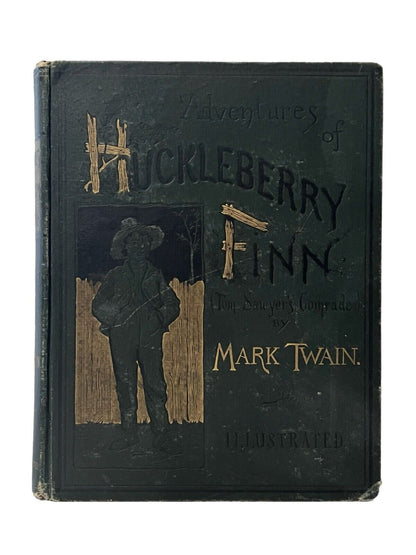 Huckleberry Finn by Mark Twain 1885 First American Edition in Original Cloth