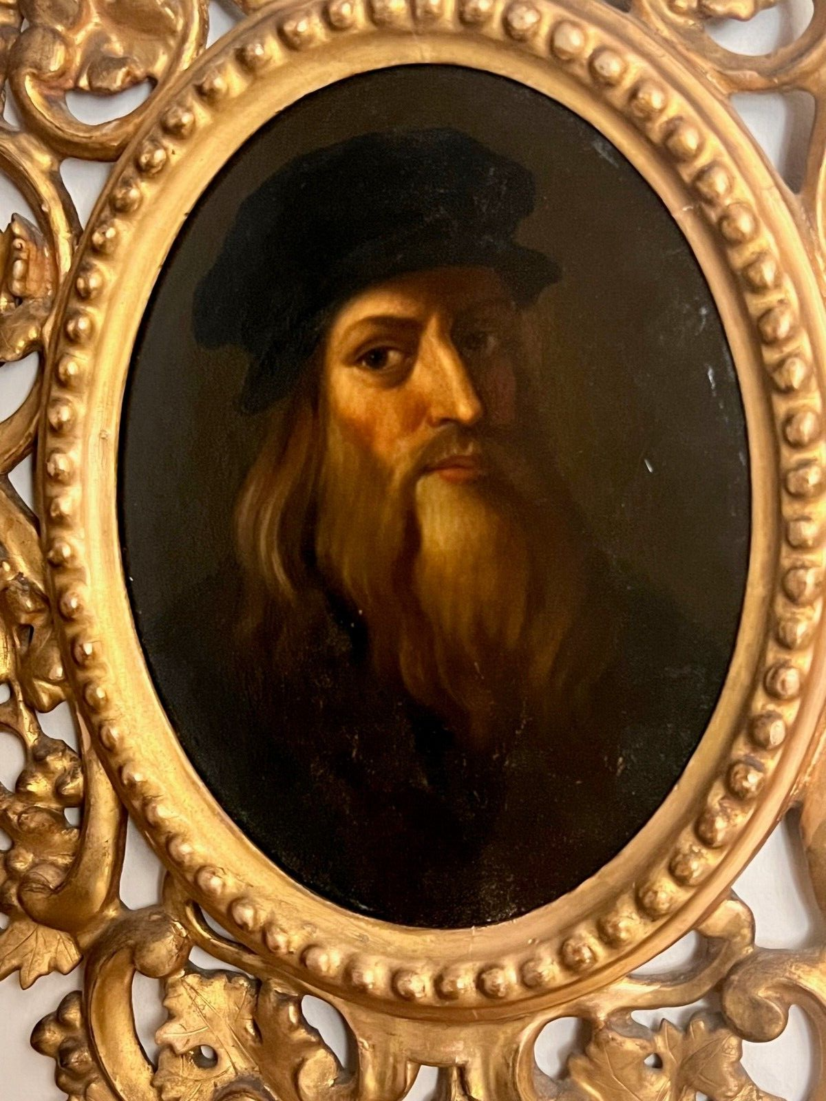 Self Portrait after Leonardo da Vinci (1452-1519)