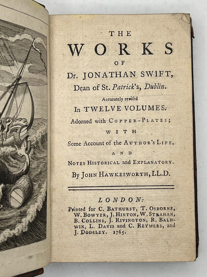 The Works of Jonathan Swift 1765-1779 in 26 Vols with Letters & Supplement