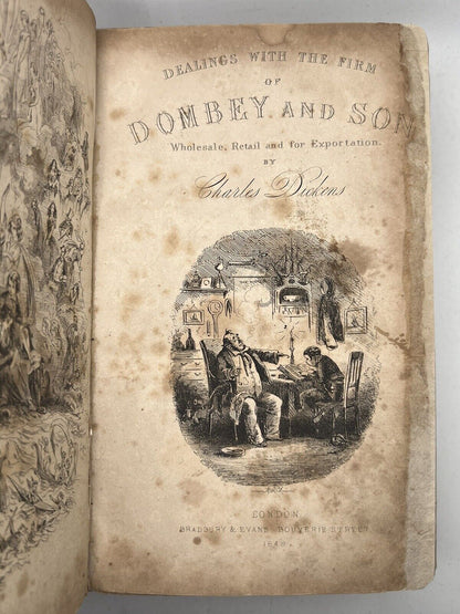 Dombey and Son by Charles Dickens 1848 First Edition First Impression