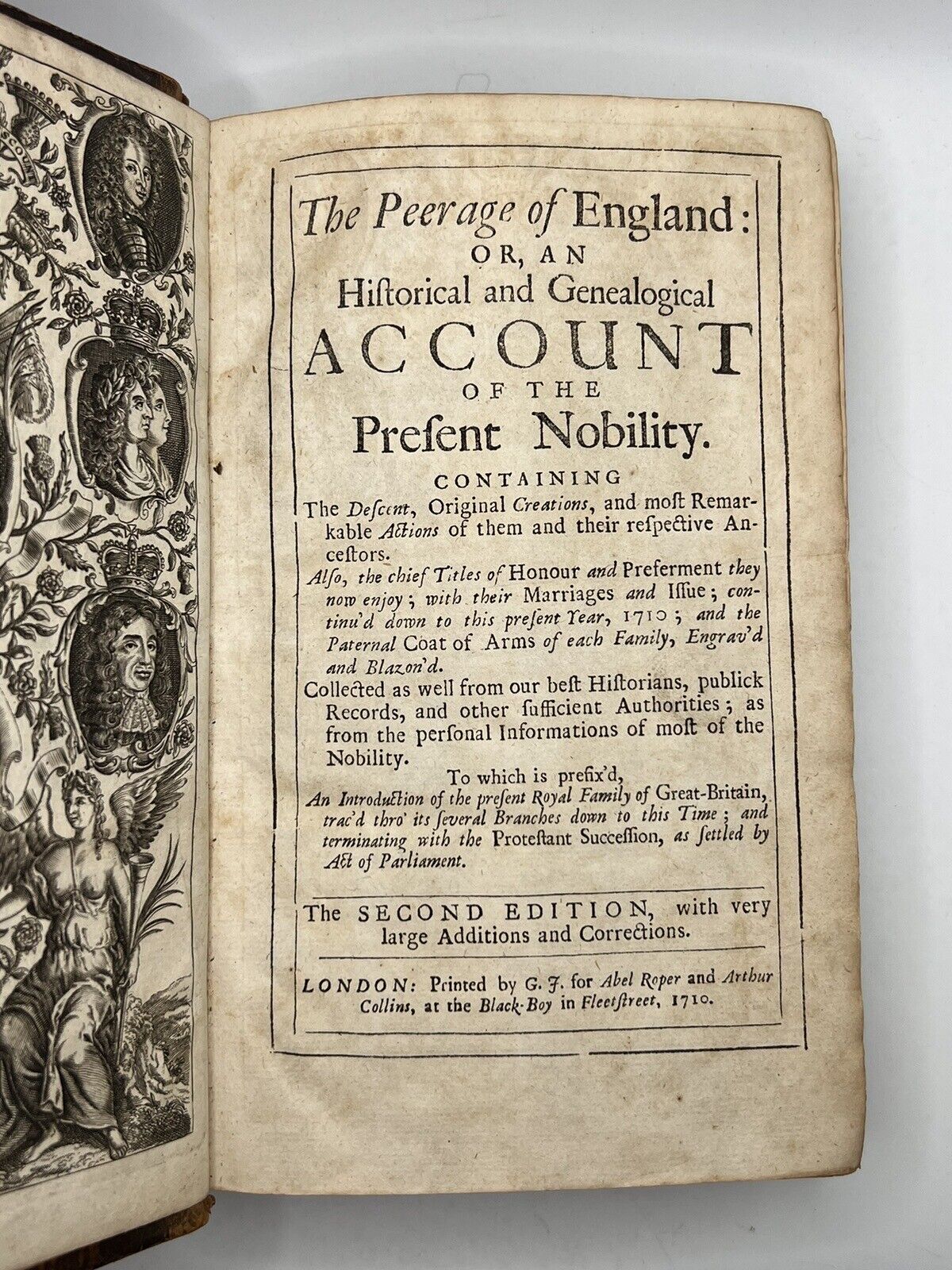 The Peerage of England by Arthur Collins 1710-11