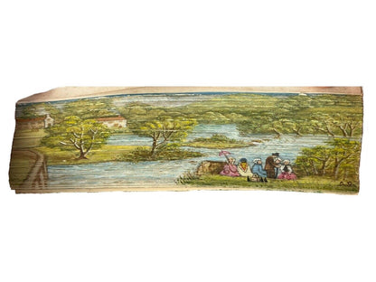 Friendship's Offering of Sentiment and Mirth 1844 Stunning Fore Edge Painting