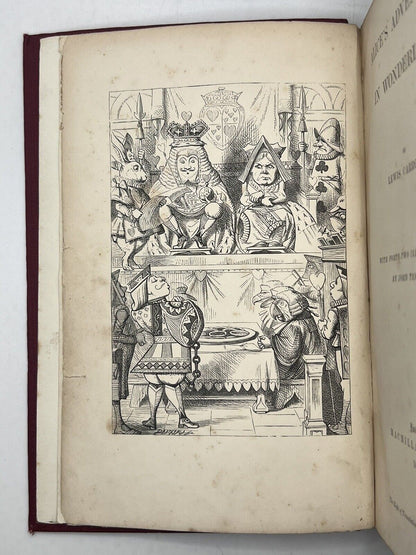 Alice's Adventures in Wonderland by Lewis Carroll 1866 First Edition