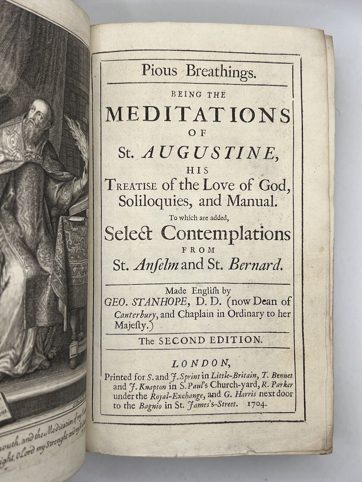 The Meditations of Saint Augustine 1704