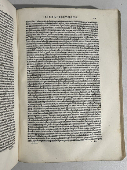 Livy & Polybius 1520-21 First Folio Aldine Press