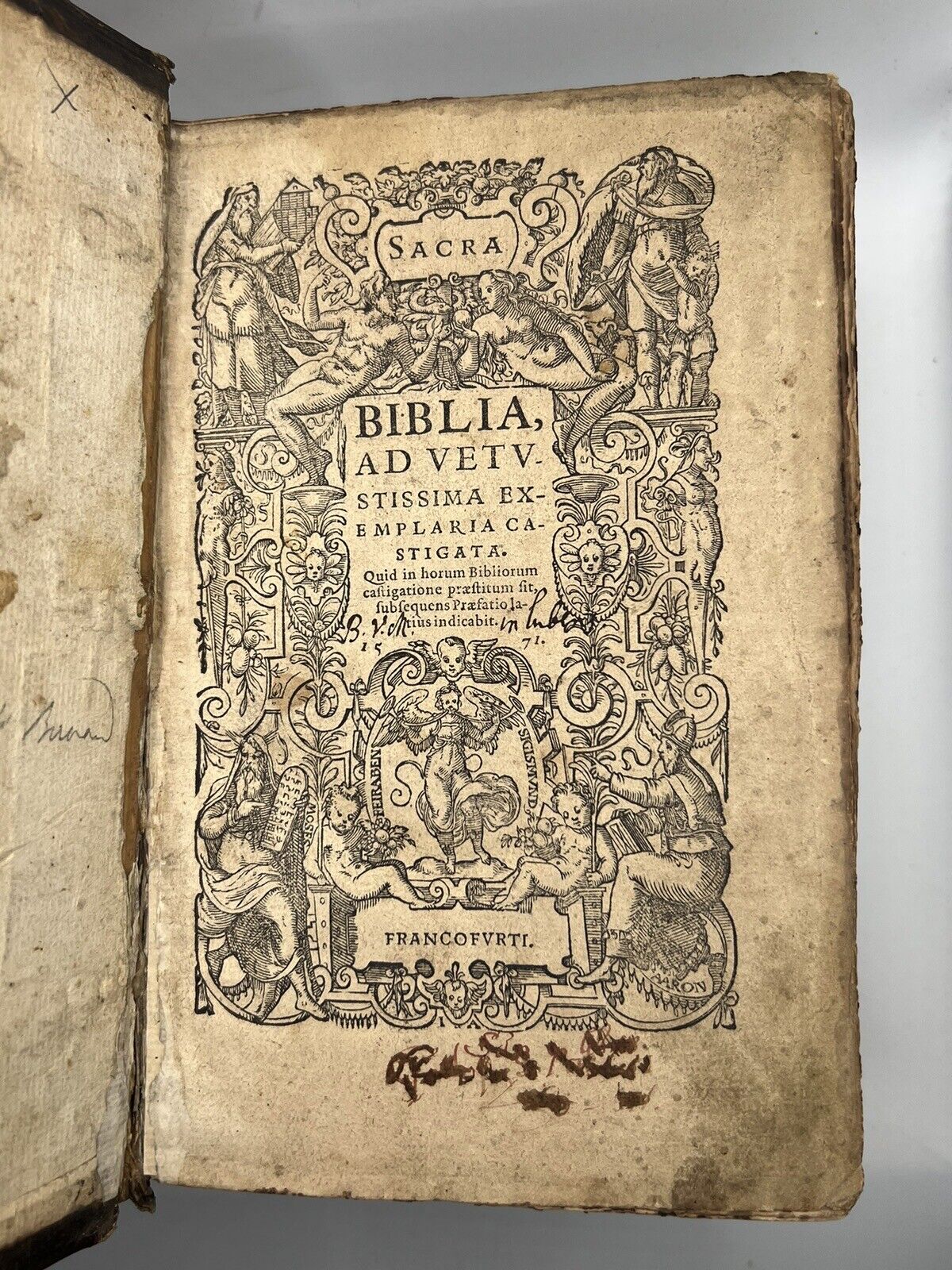 Biblia Sacra 1571 Illustrated Vulgate