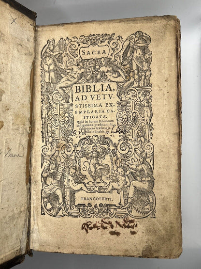 Biblia Sacra 1571 Illustrated Vulgate