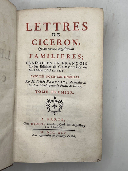 Cicero's Letters 1745