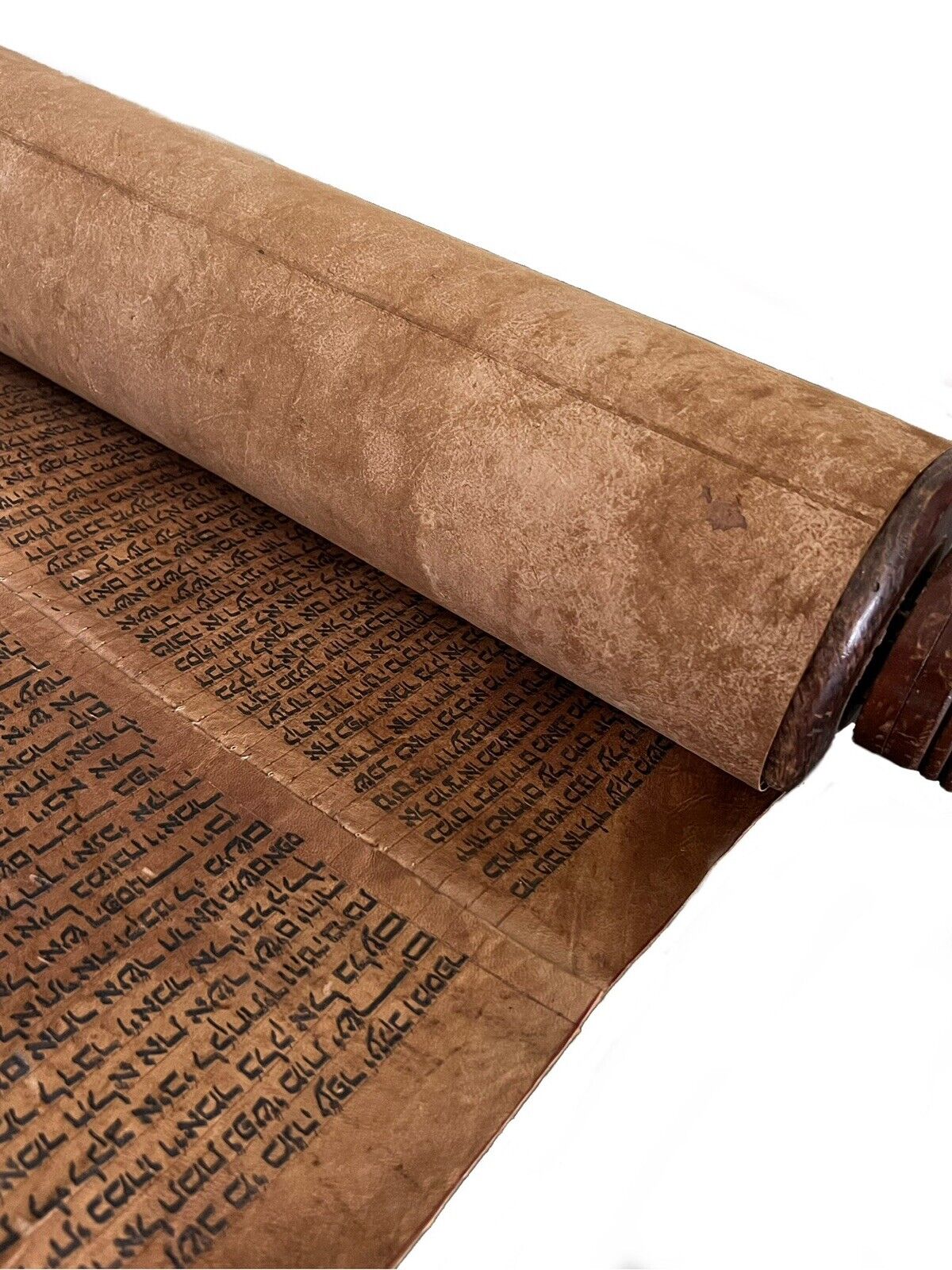 Complete 18th Century Torah Scroll: 5 Books of Moses