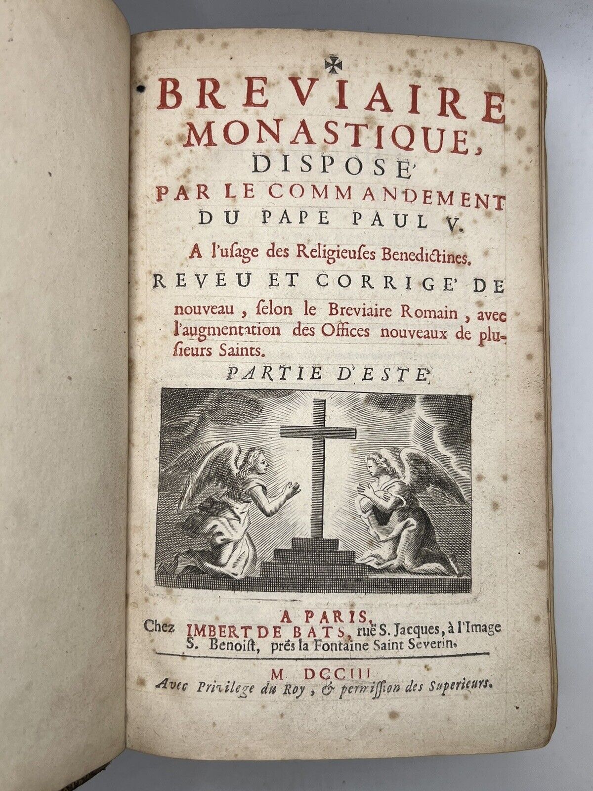 Monastic Breviary 1703