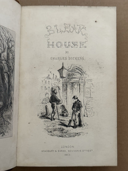 Bleak House by Charles Dickens 1853 First Edition First Impression