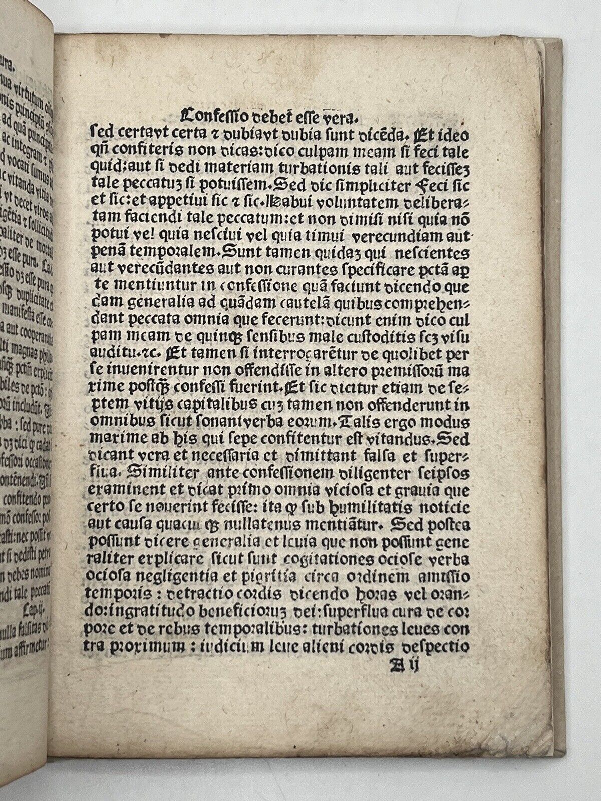 De Modo Confitendi by Thomas Aquinas 1518; Matthew of Krakow RARE POST INCUNABLE