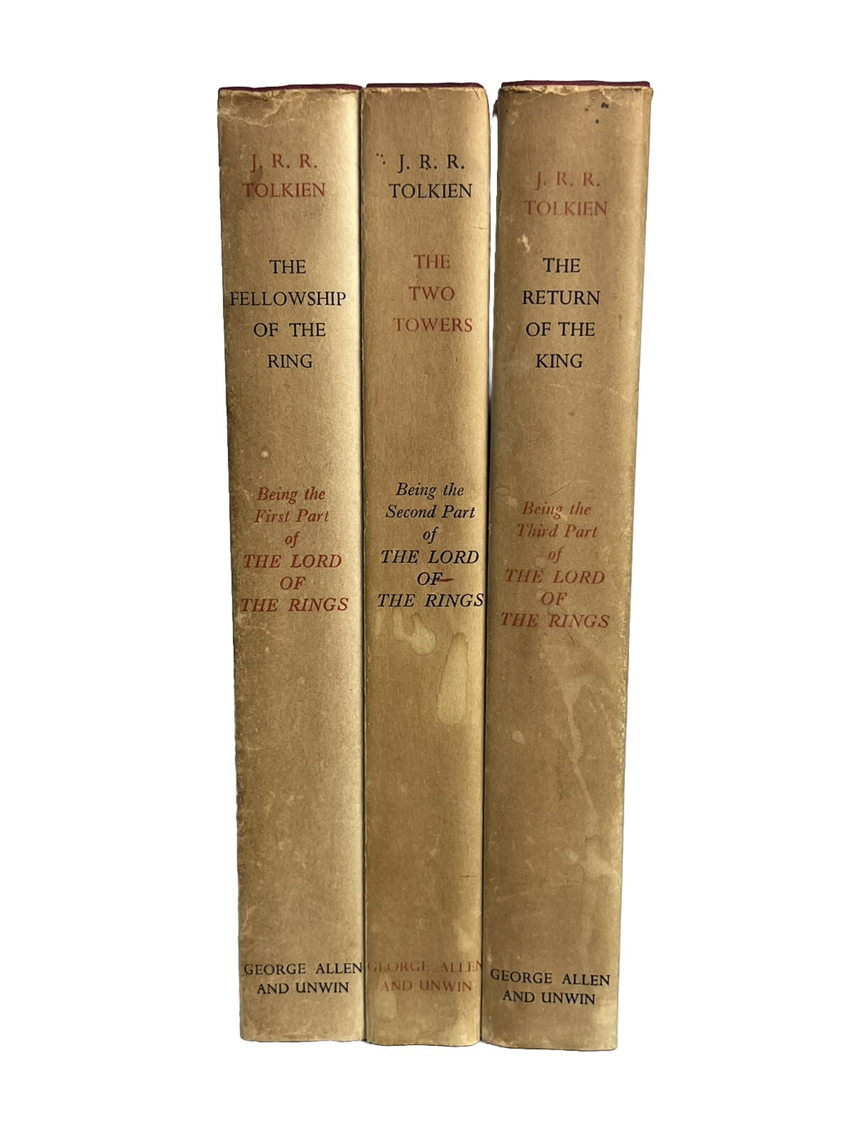 The Lord of the Rings by J.R.R. Tolkien; First Edition Set 11/8/7