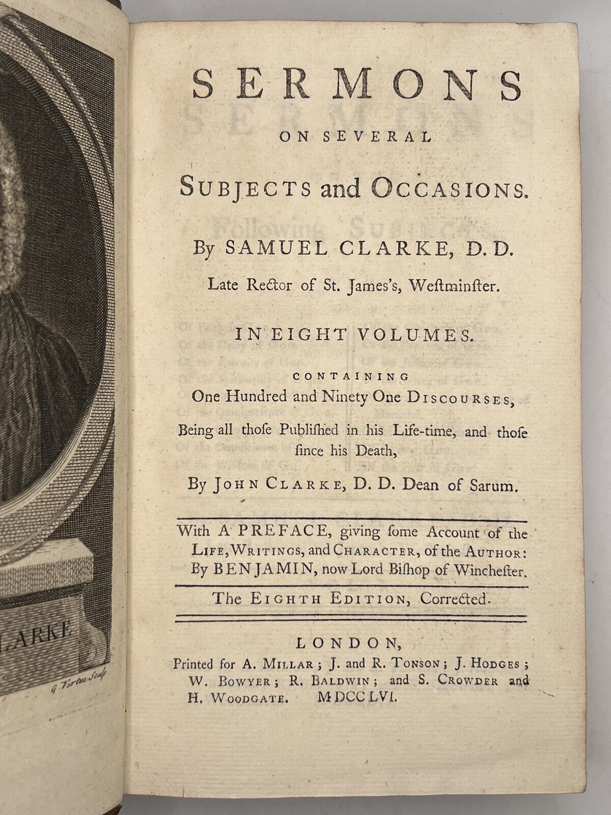 Sermons by Samuel Clarke 1756