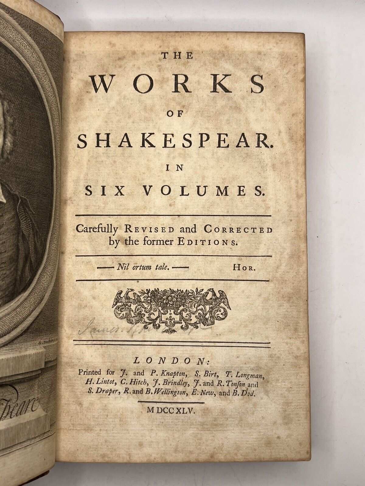 The Works of William Shakespeare 1745