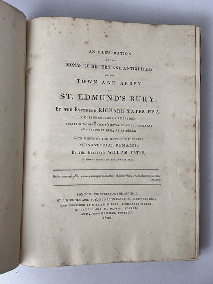 The History of Bury St. Edmunds by Richard Yates 1805