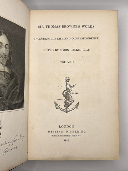 The Works of Sir Thomas Browne 1836