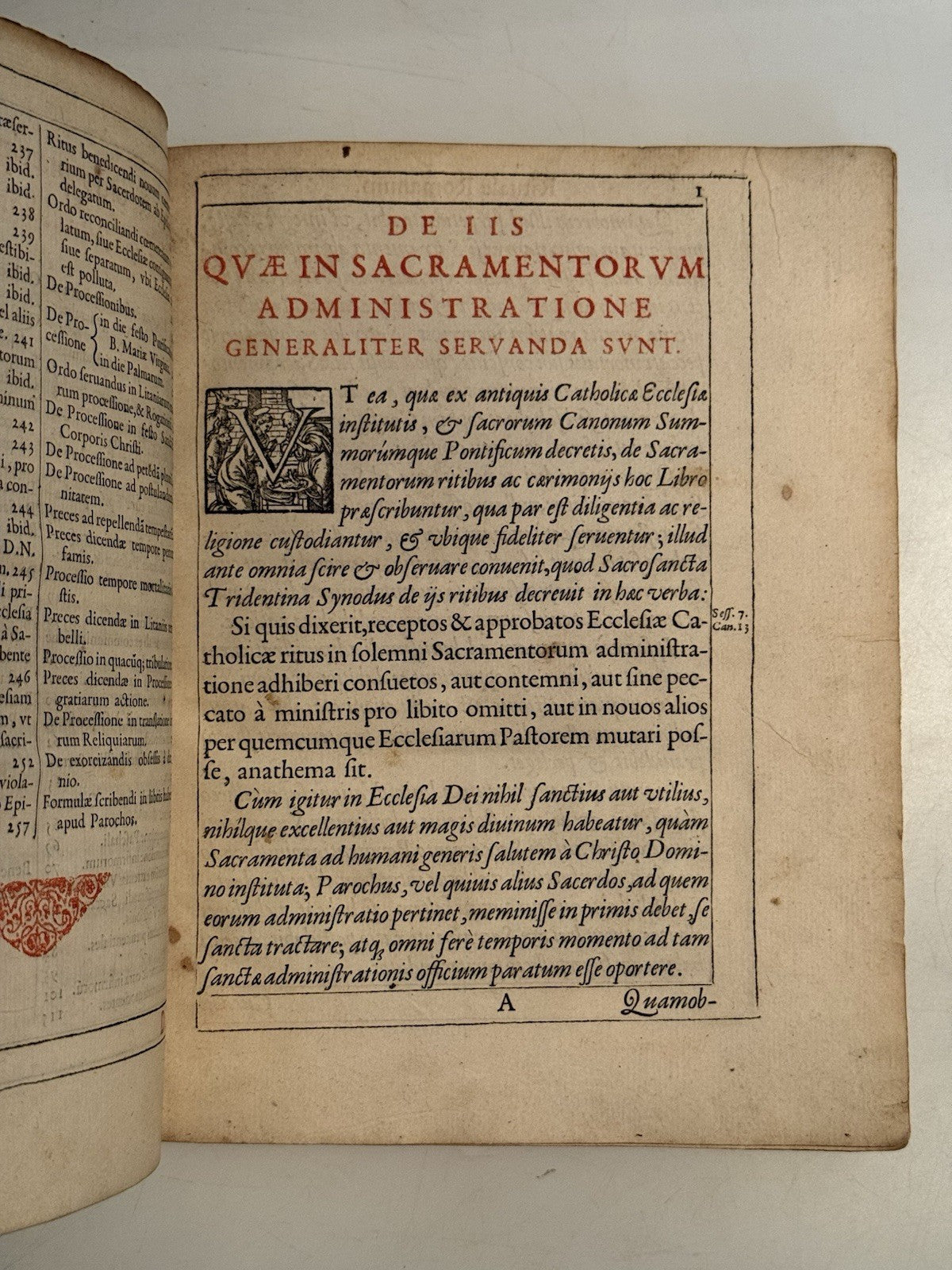 Rituale Romanum 1617 First Plantin Edition & Jesuit Working Copy