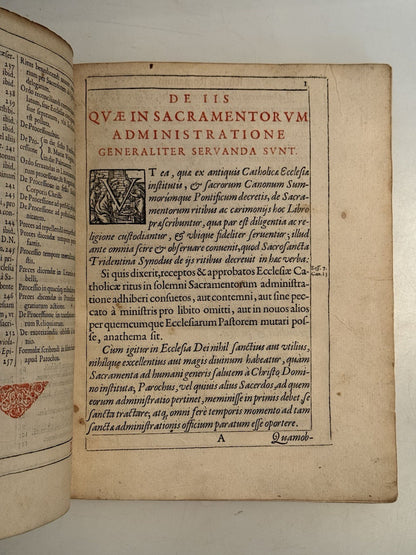 Rituale Romanum 1617 First Plantin Edition & Jesuit Working Copy