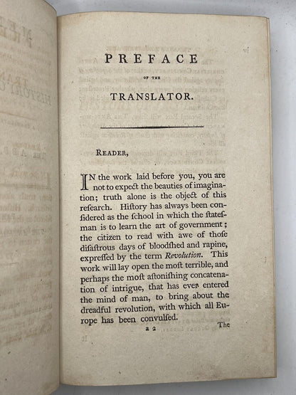 History of Jacobinism by Abbe Barruel 1797-8