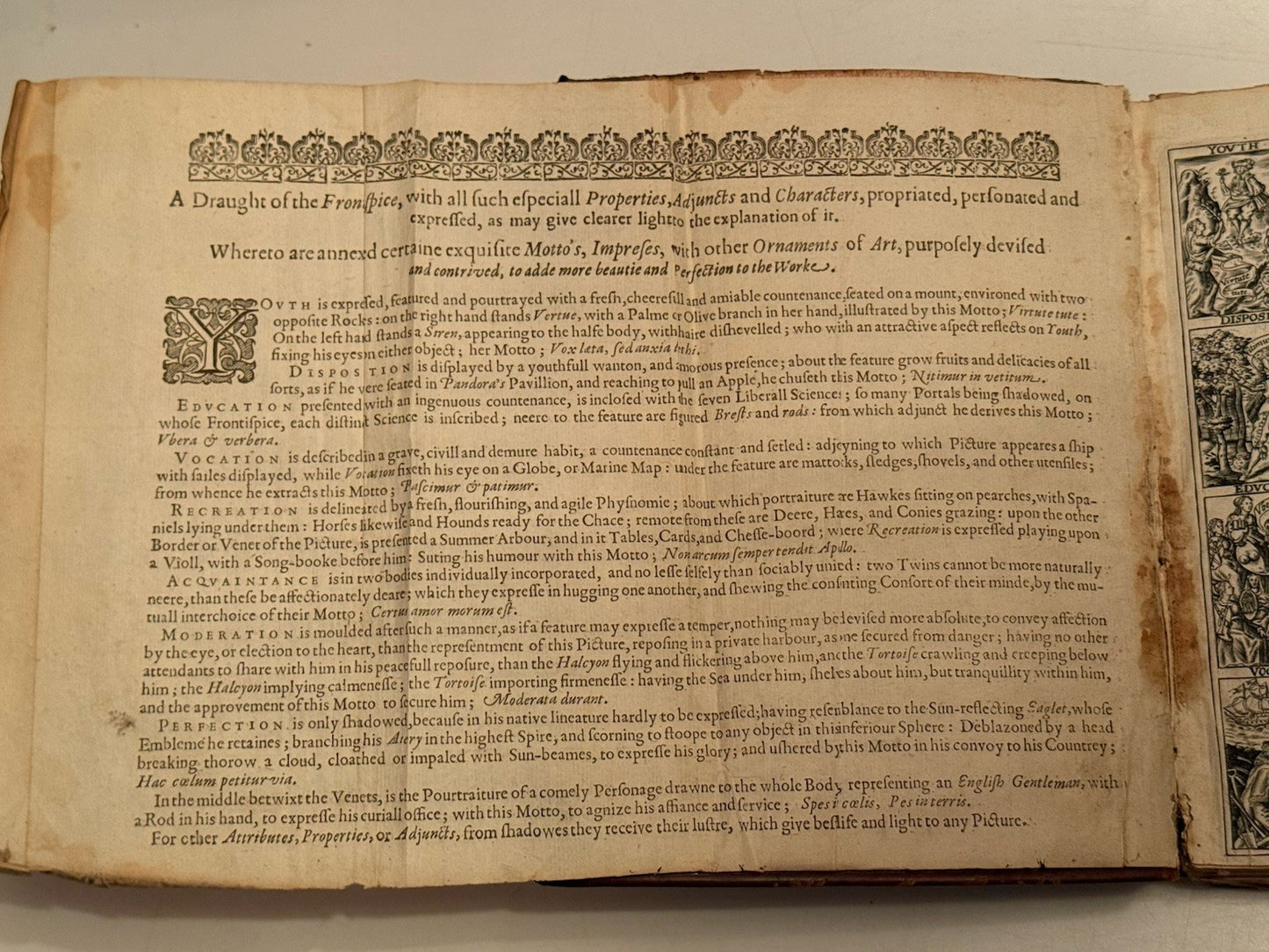 The English Gentleman by Richard Brathwait 1630 First Edition First Issue