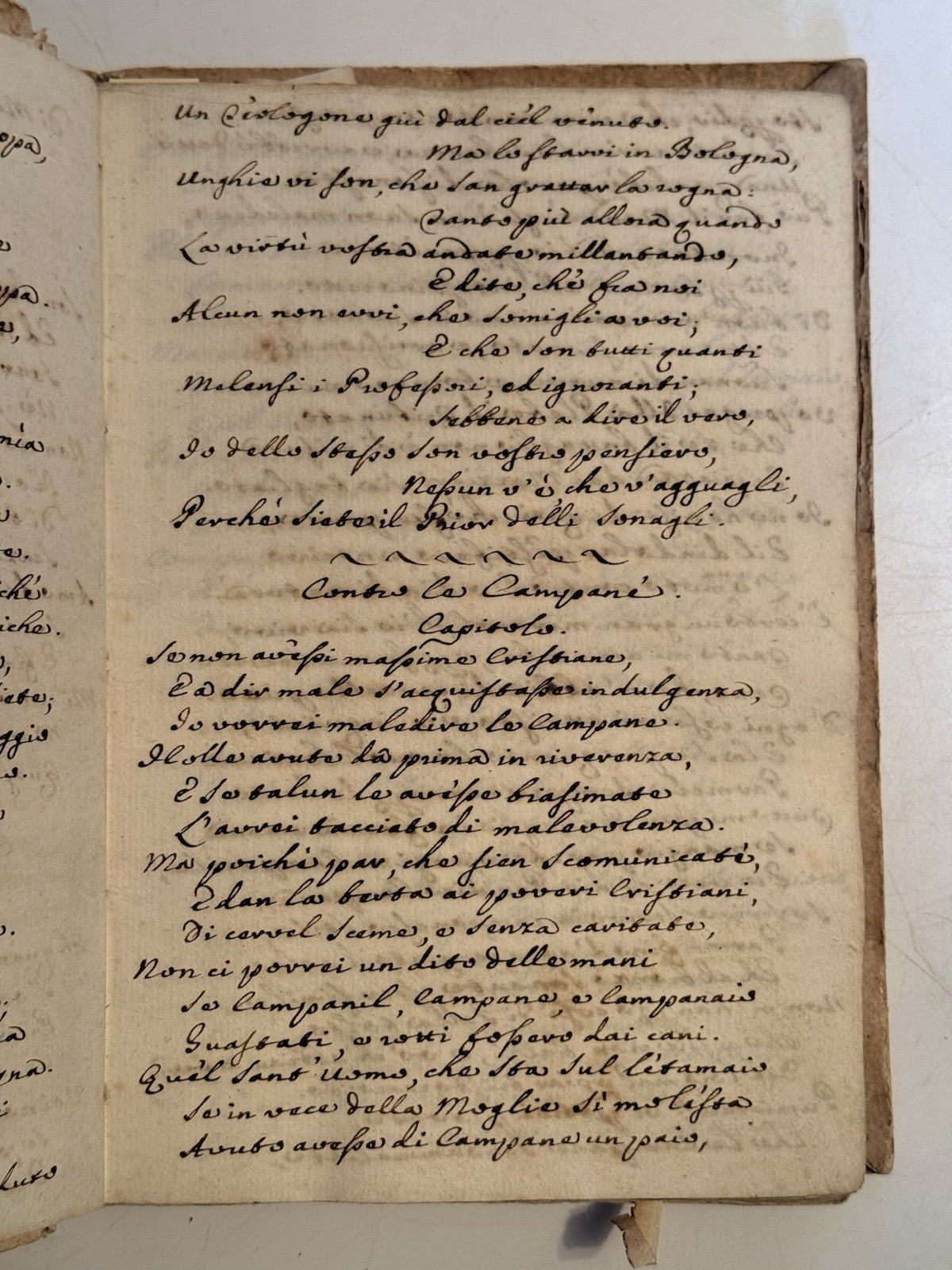Italian Manuscript Book of Giuseppe Pozzi c1750-75