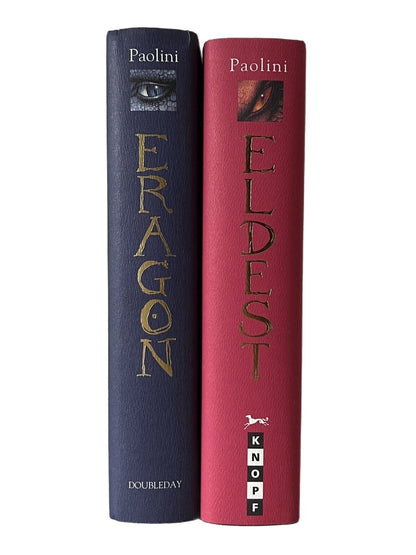 Eragon & Eldest by Christopher Paolini 2002-5 First Editions Signed