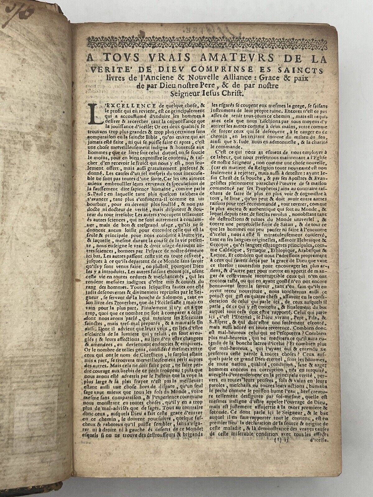 The Bible, Geneva Version, Amsterdam 1635 Rare