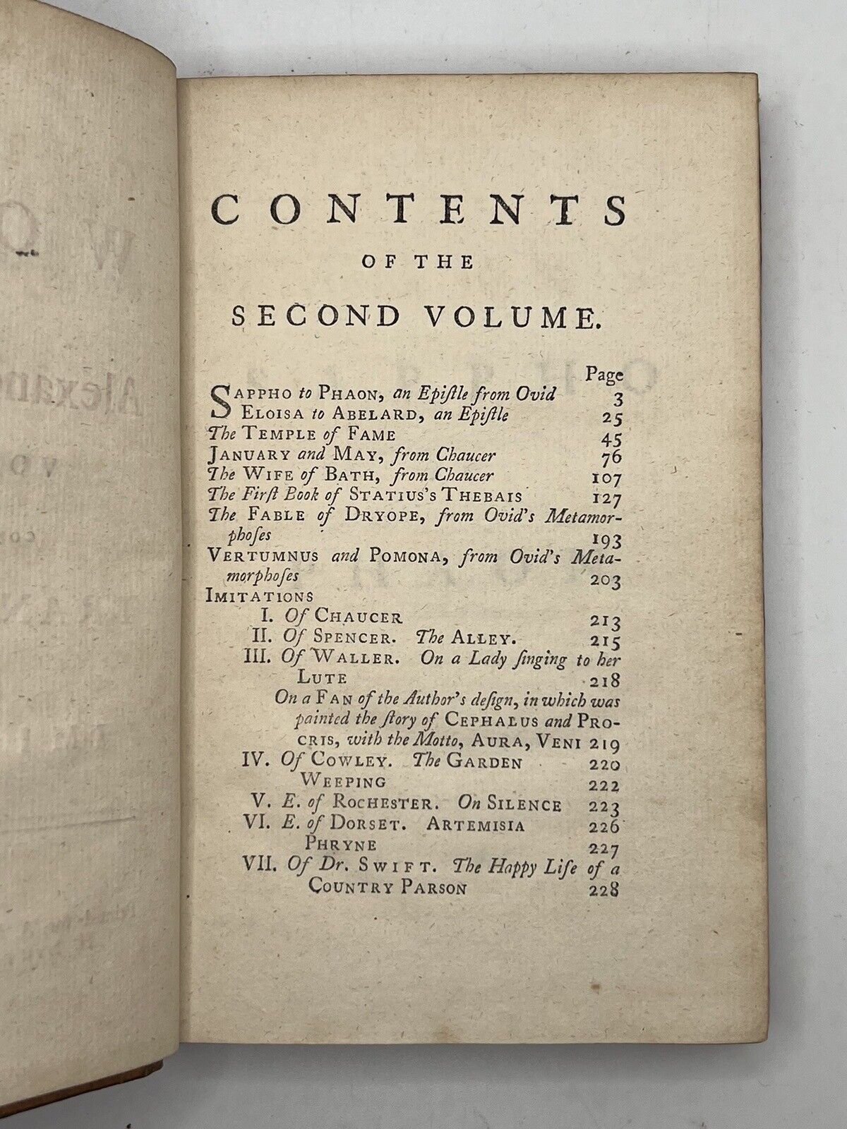 The Works of Alexander Pope 1757