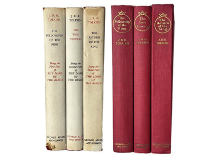 The Lord of the Rings by J.R.R. Tolkien First Edition Set with Original Dust Jackets!