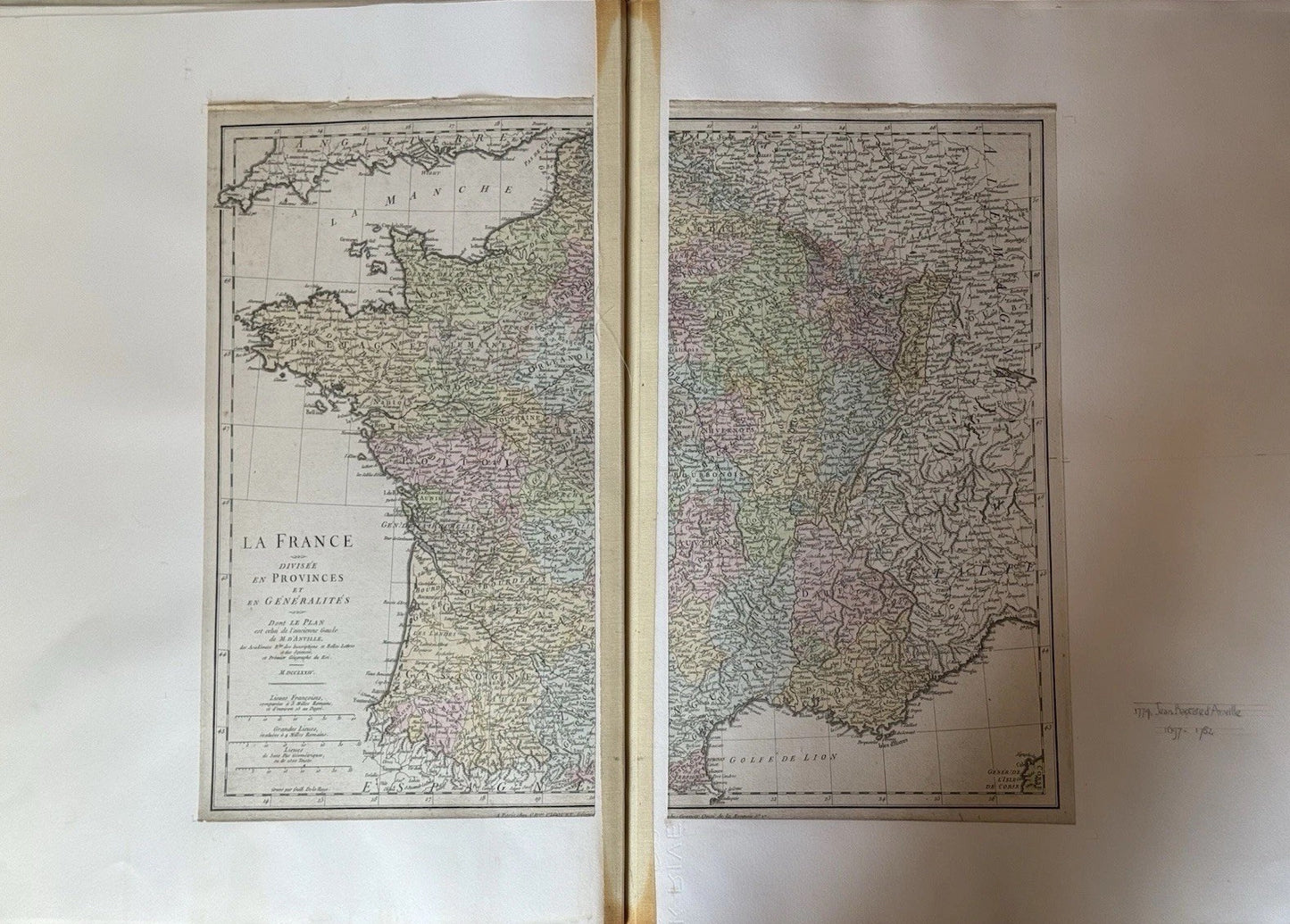 Composite Atlas by Robert de Vaugondy c.1770s Elephant Folio