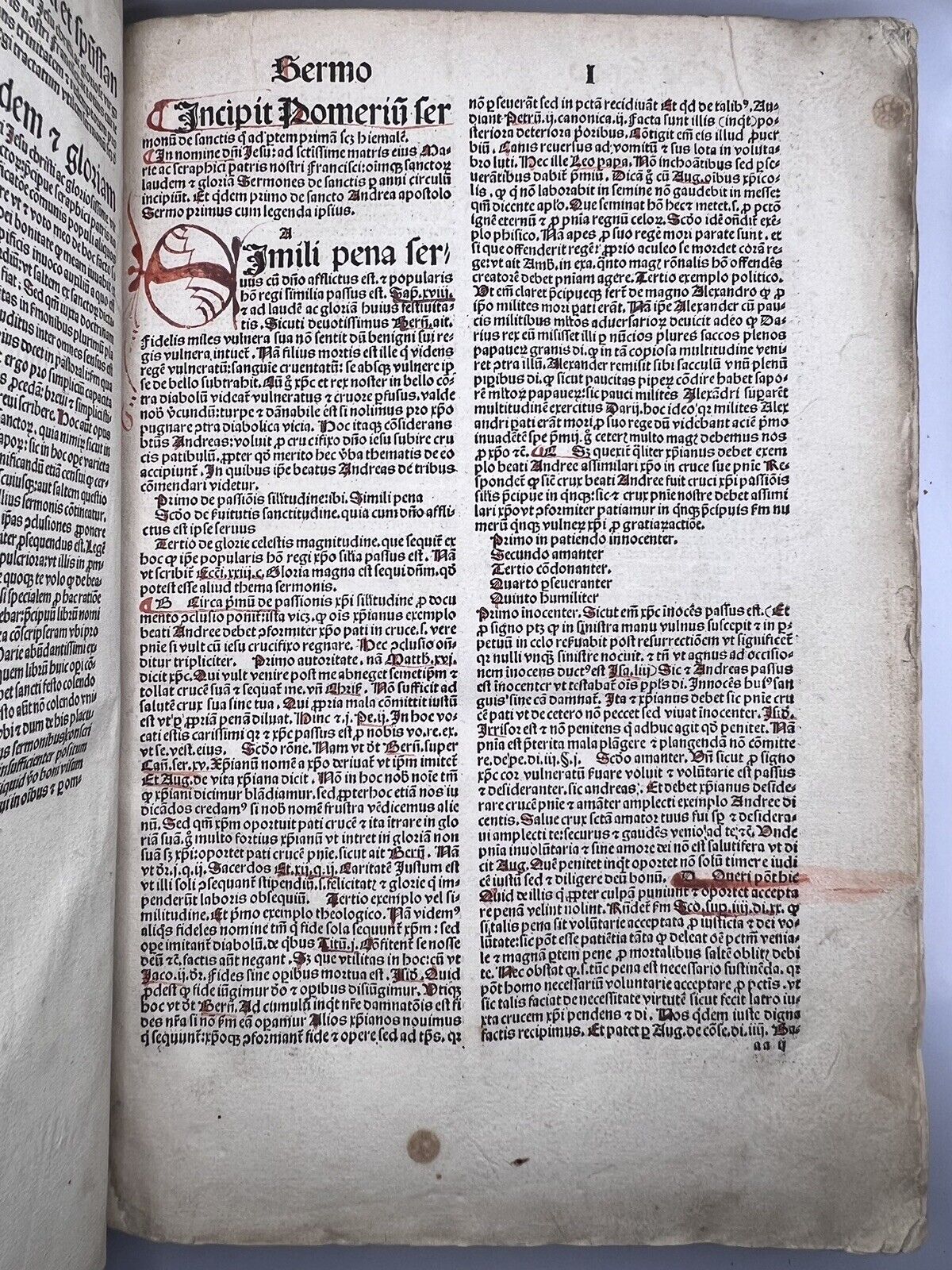 Pelbartus Sermons 1502 Post-Incunable