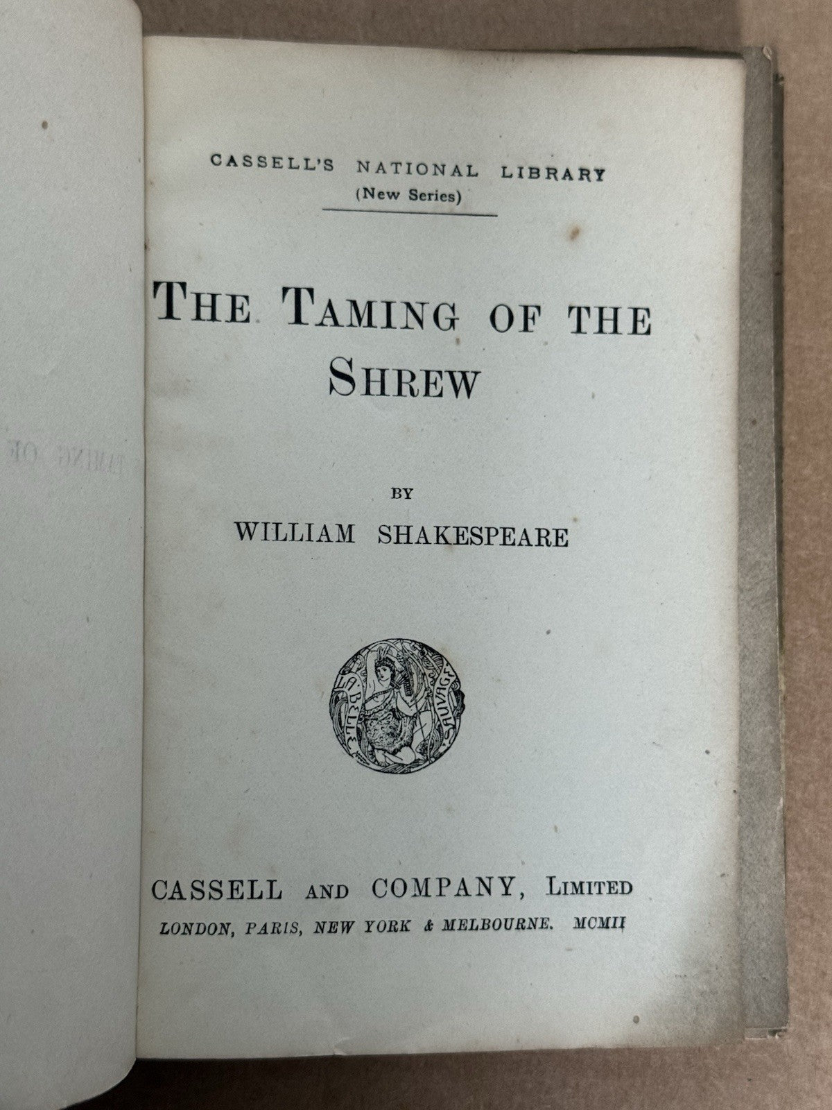 The Taming of the Shrew by William Shakespeare 1902