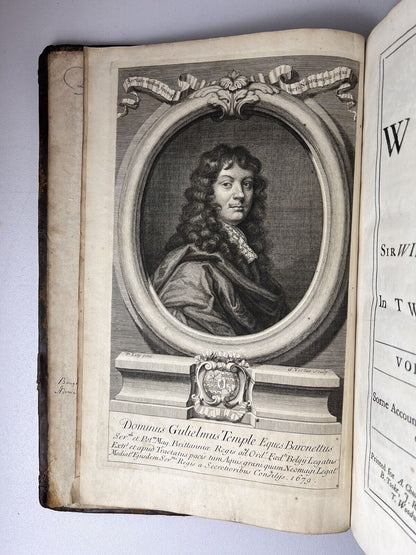 The Works of Sir William Temple 1720 First Edition