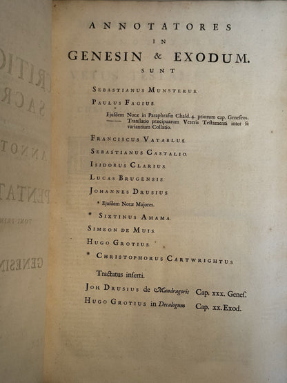 Biblia Sacra 1698