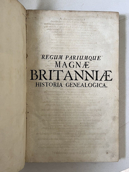 The Genealogical History of the Kings of Great Britain 1690 First Edition