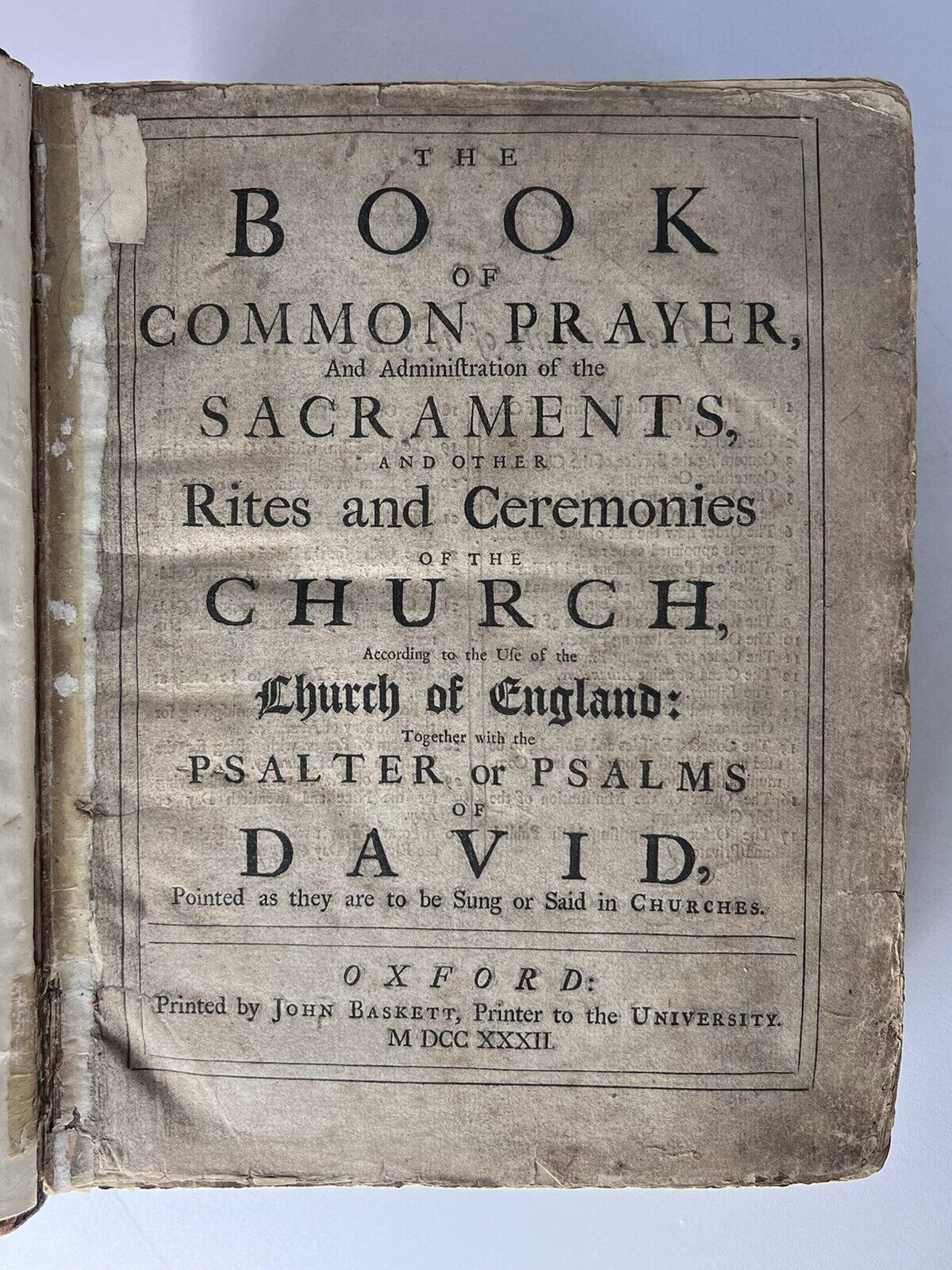 King James Bible 1732 John Baskett