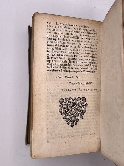 The Works of Ferrante Pallavicino 1666 First Elzevir Edition