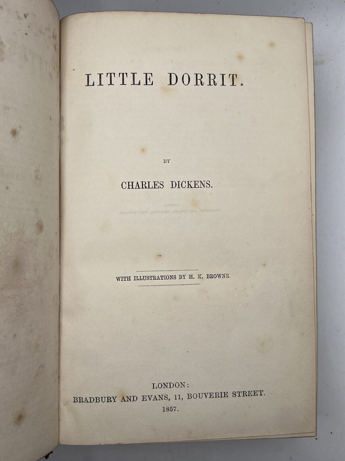 Little Dorrit by Charles Dickens 1857 First Edition First Impression