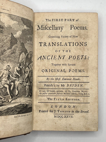 John Dryden's Miscellaneous Poems 1727