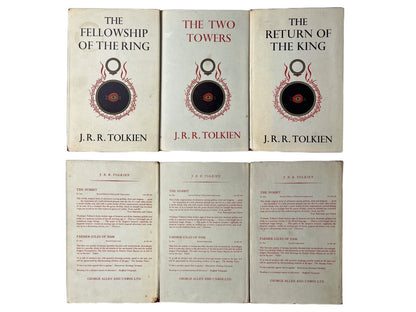 The Lord of the Rings by J.R.R. Tolkien First Edition Set with Original Dust Jackets!