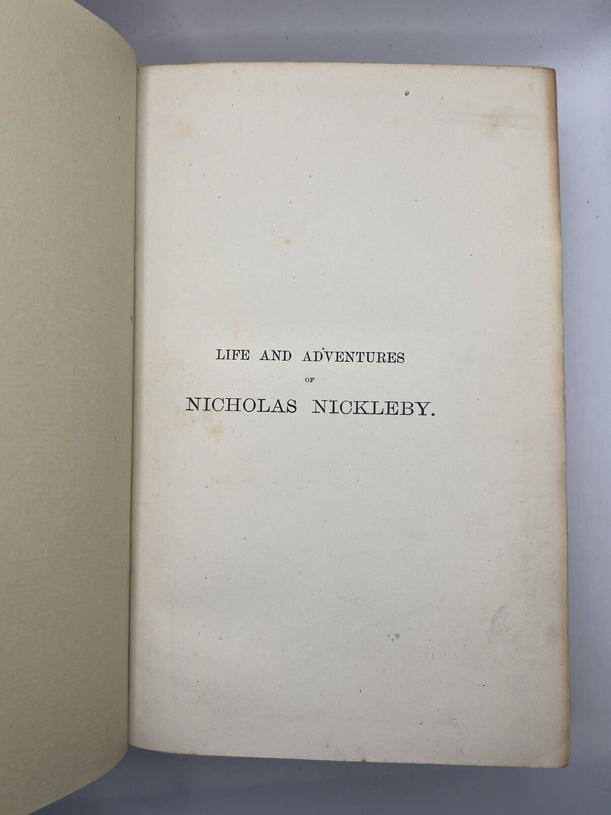 Nicholas Nickleby by Charles Dickens 1890