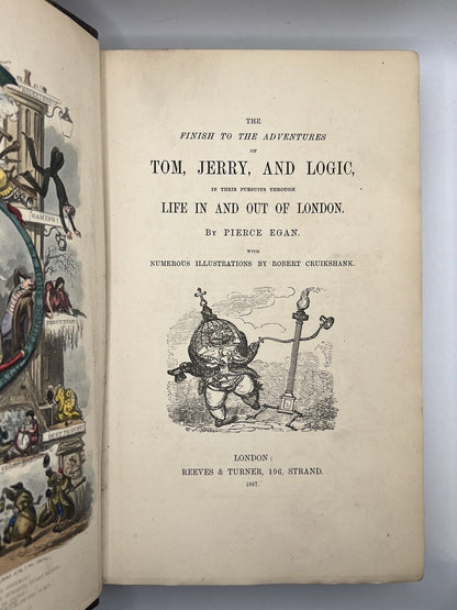 The Finish to the Adventures of Tom, Jerry, and Logic by Pierce Egan 1887