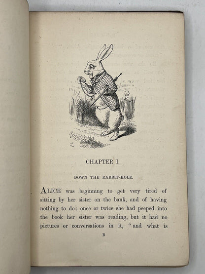 Alice in Wonderland by Lewis Carroll 1867 First Edition