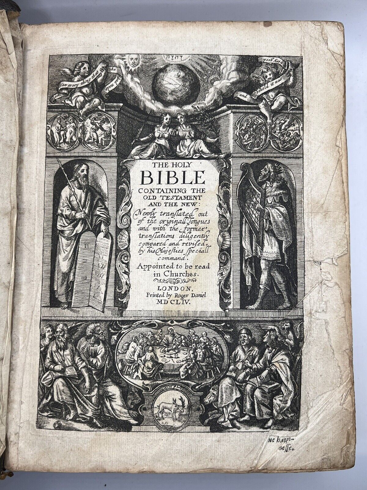 The King James Bible 1653-4